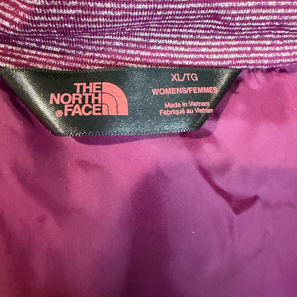 The North Face Pseudio Women's Heathered Plum Quilted Vest - Purple XL - Picture 3 of 3